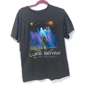 Luke Bryan Kill the Lights Concert T-Shirt Size Large